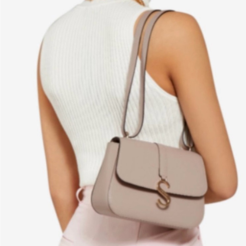 Strathberry Cappuccino Shoulder Bag with Gold Accent - Picture 15 of 16